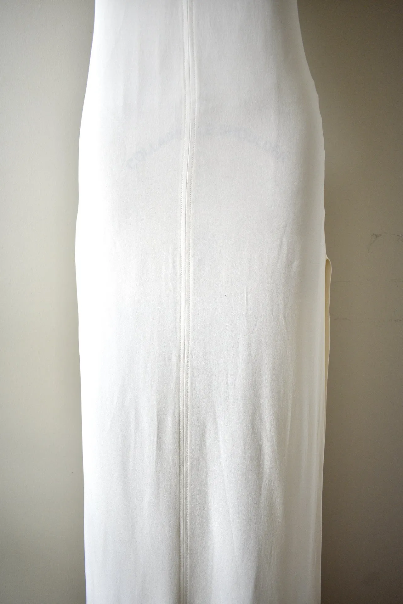 Vintage Emilio Pucci Long Cream Halter Dress