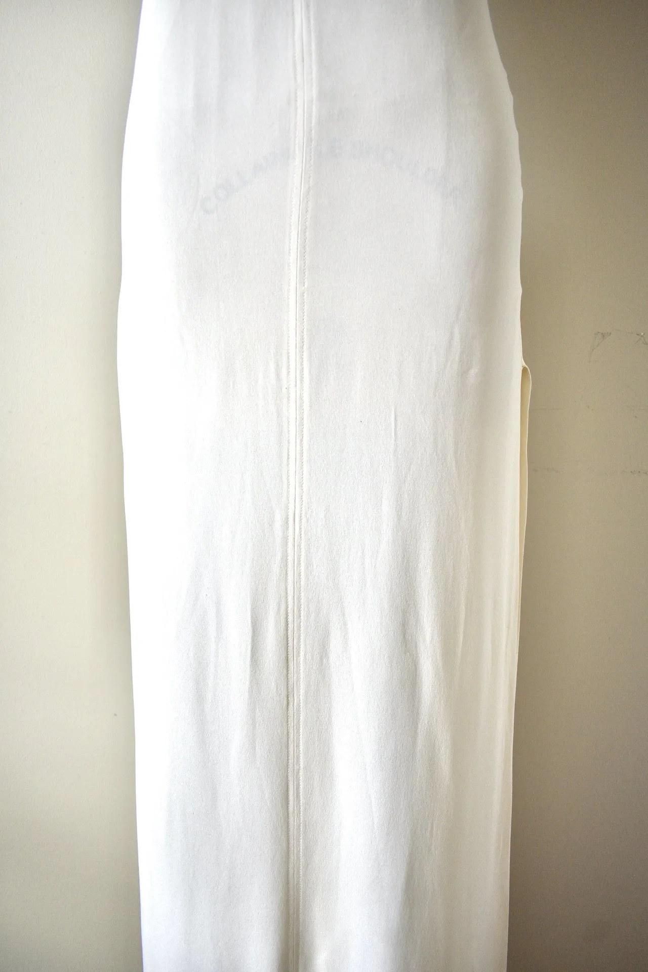 Vintage Emilio Pucci Long Cream Halter Dress