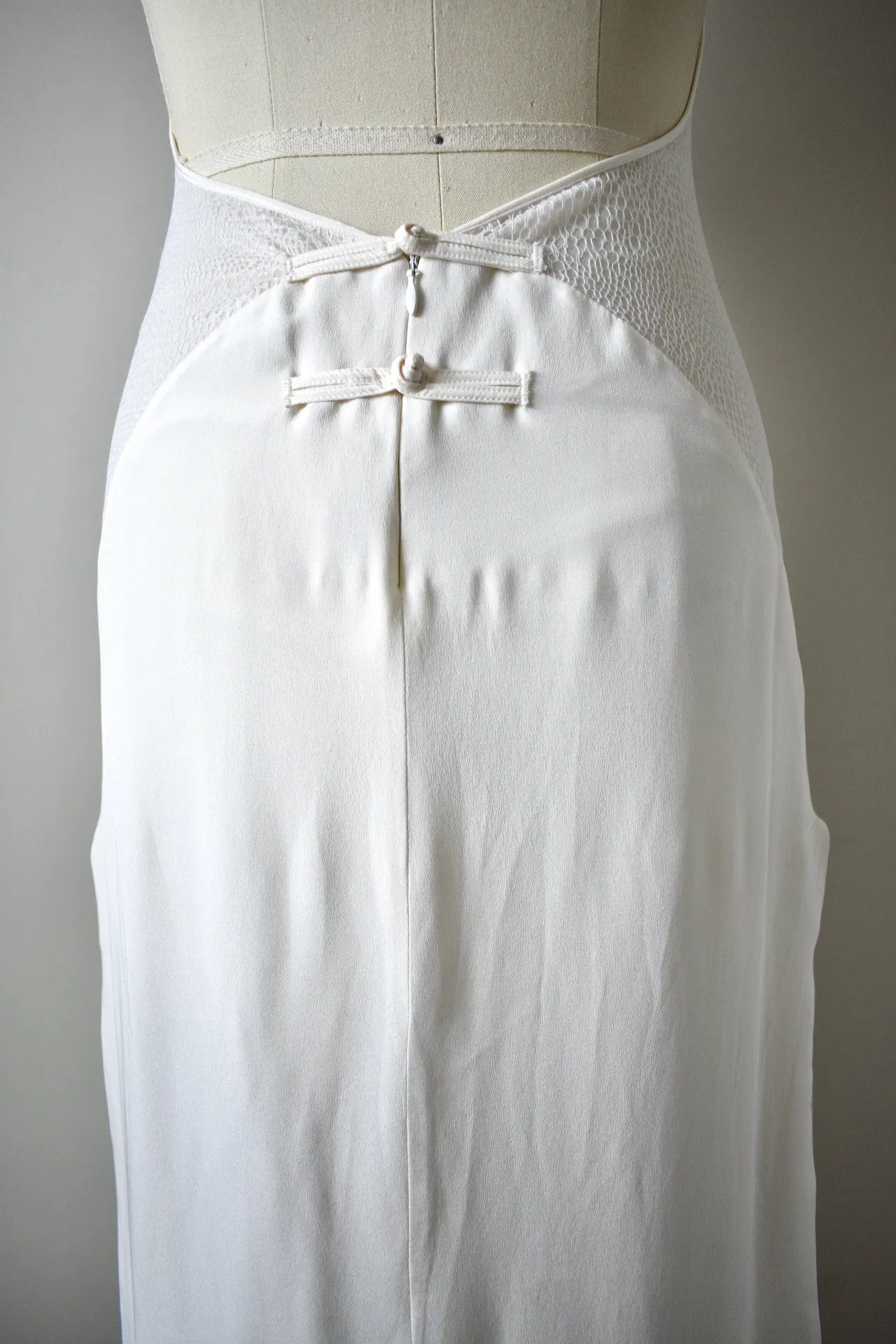 Vintage Emilio Pucci Long Cream Halter Dress