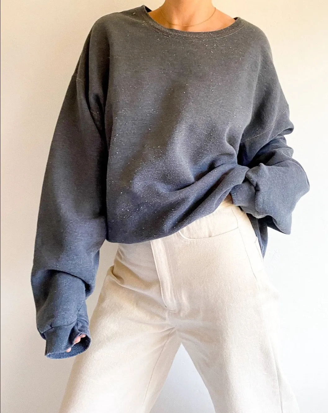 Vintage Faded Blue Sweatshirt