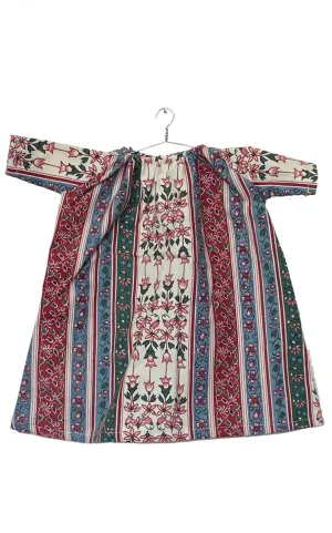 vintage garden stripe dress