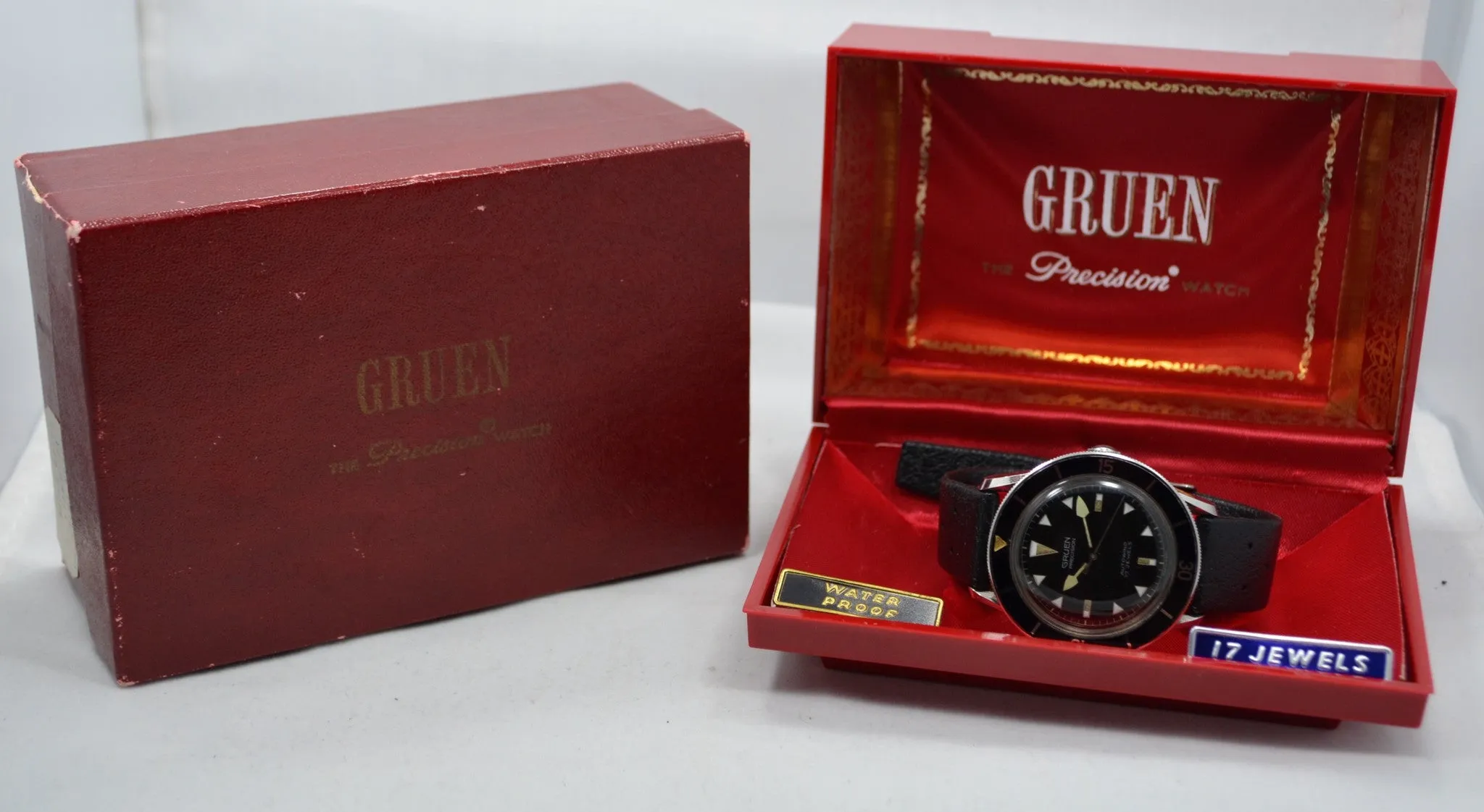 Vintage Gruen Precision Ocean Chief Waterproof Automatic Wristwatch