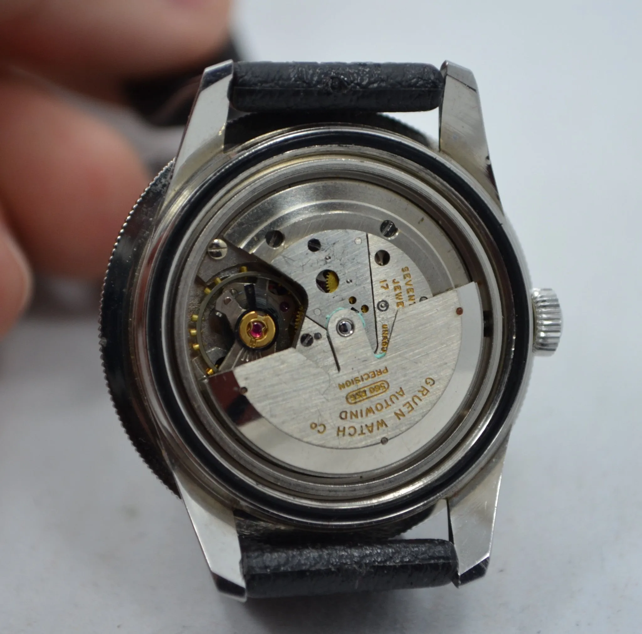 Vintage Gruen Precision Ocean Chief Waterproof Automatic Wristwatch