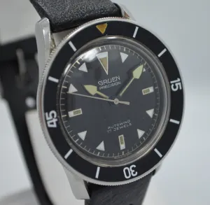 Vintage Gruen Precision Ocean Chief Waterproof Automatic Wristwatch