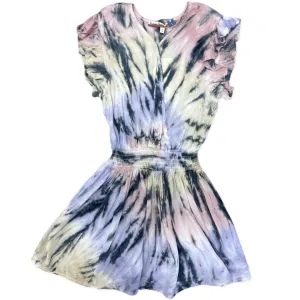 Vintage Havana Girls Blissful Swirl Flowy Wrap Front Dress