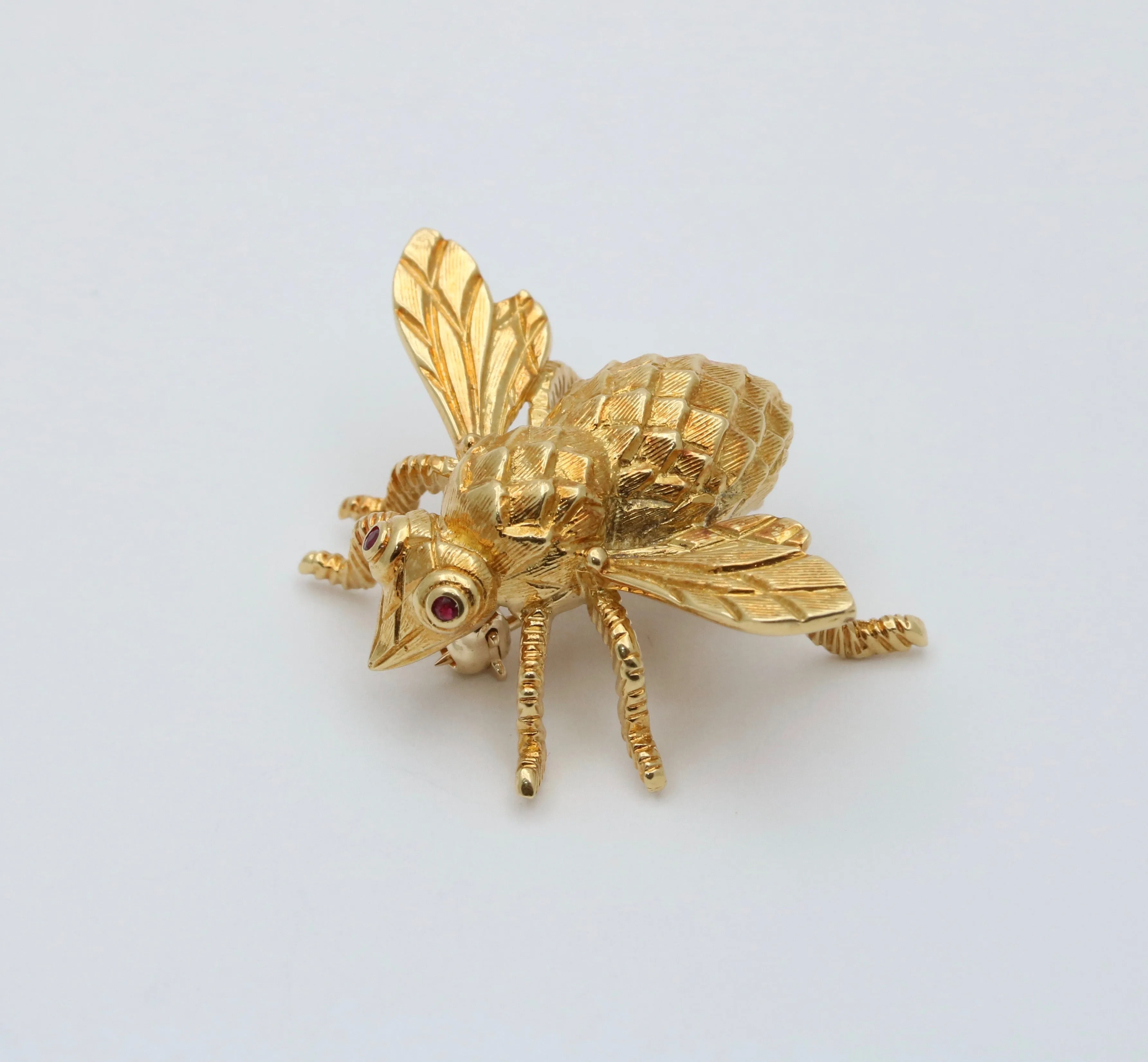 Vintage Herbert Rosenthal 18K Gold Bee Pin