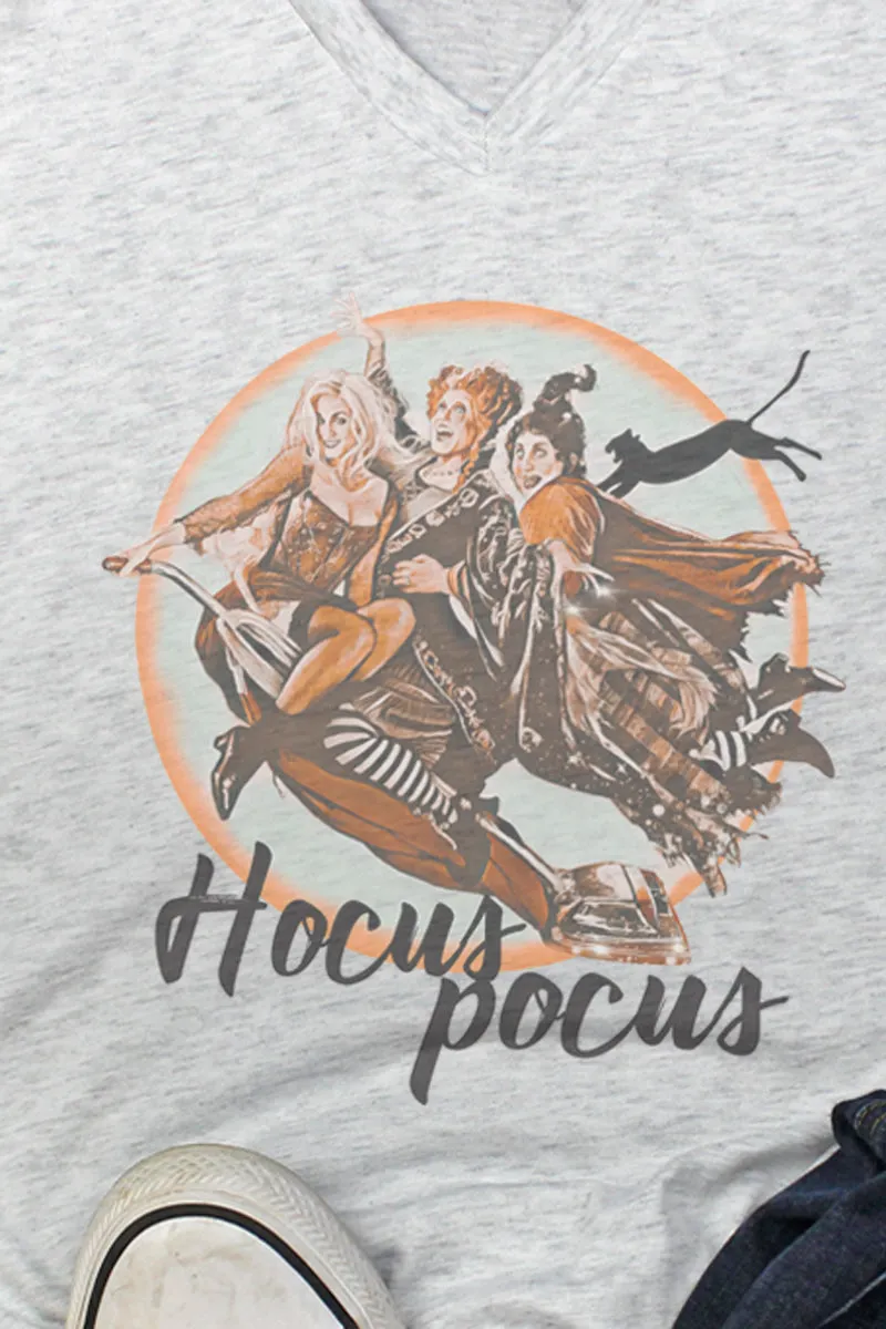 Vintage Hocus Pocus Tri-Blend V Neck Tee