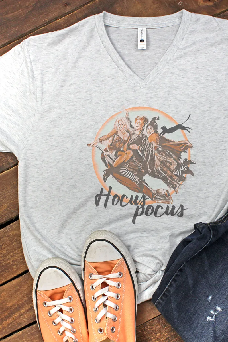 Vintage Hocus Pocus Tri-Blend V Neck Tee