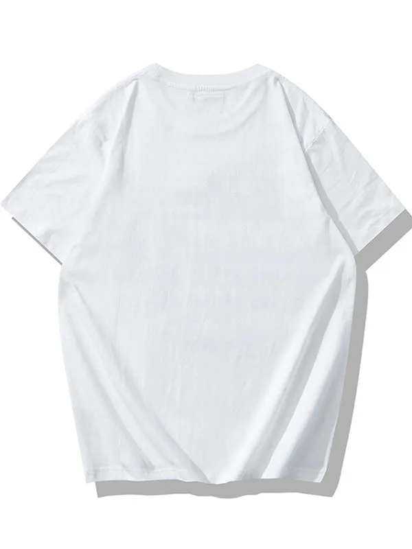 Vintage-Inspired Motorcycle Print Men's Classic T-shirt
