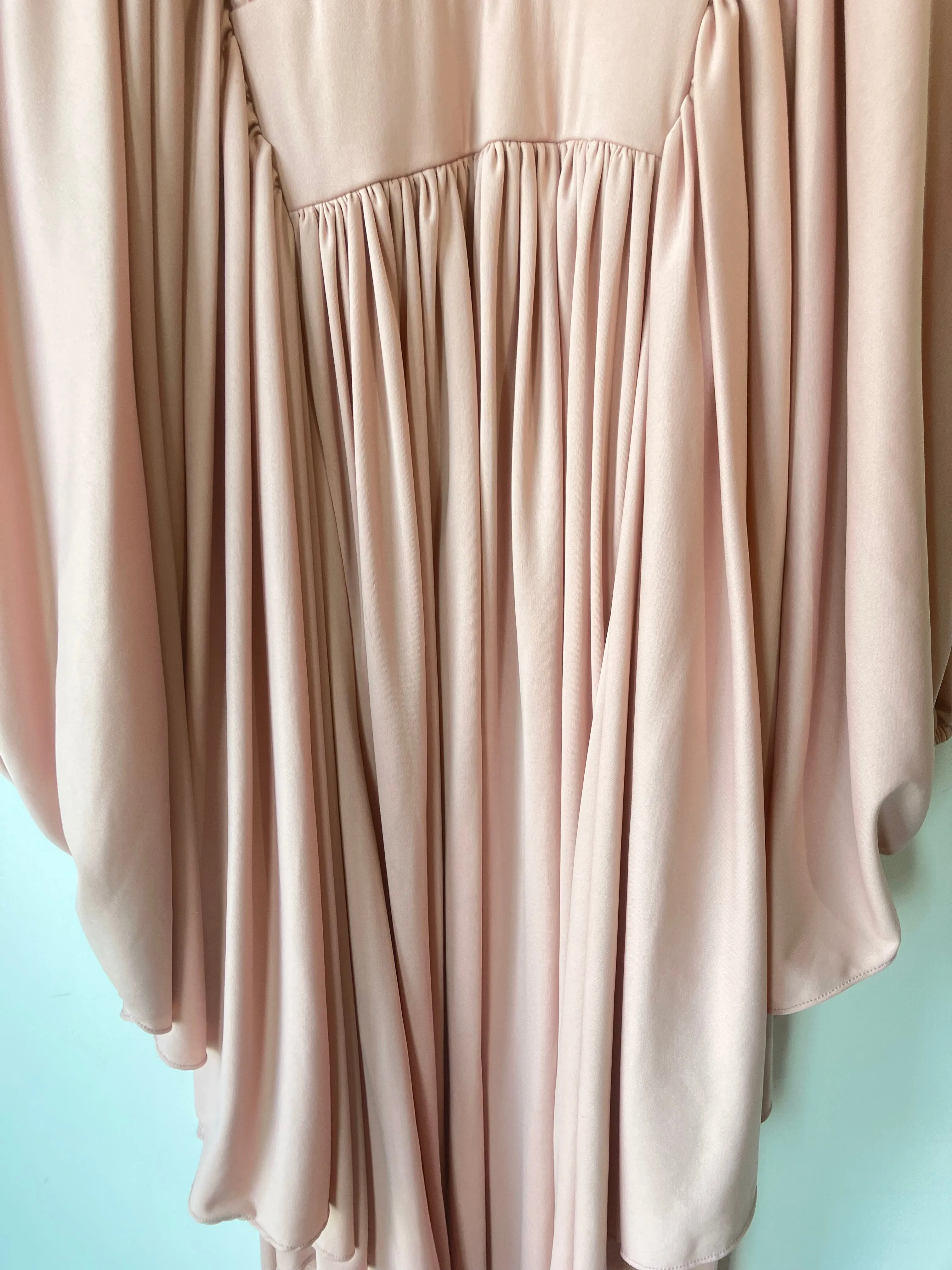 Vintage Jack Hartley Blush Pink Batwing Gown