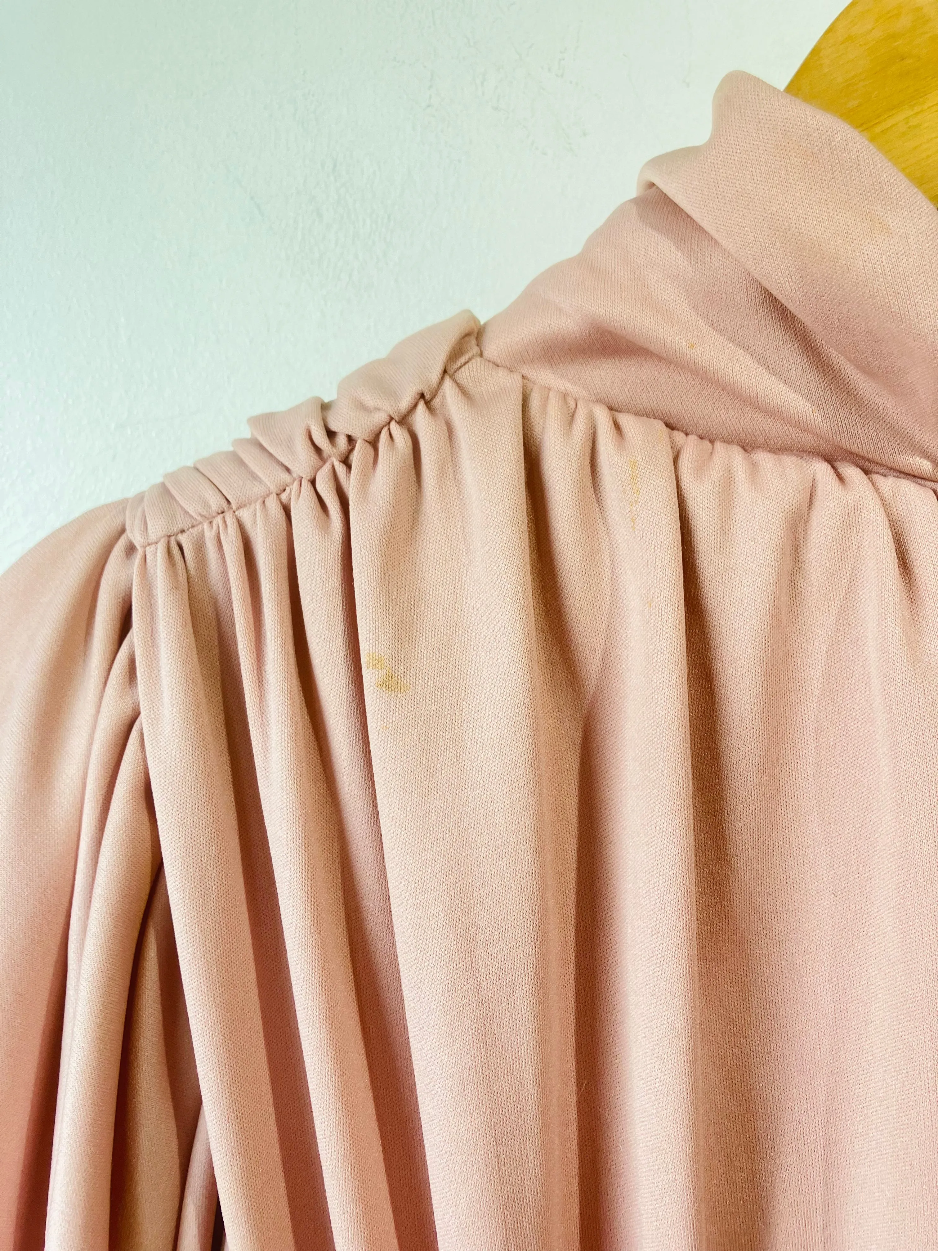 Vintage Jack Hartley Blush Pink Batwing Gown