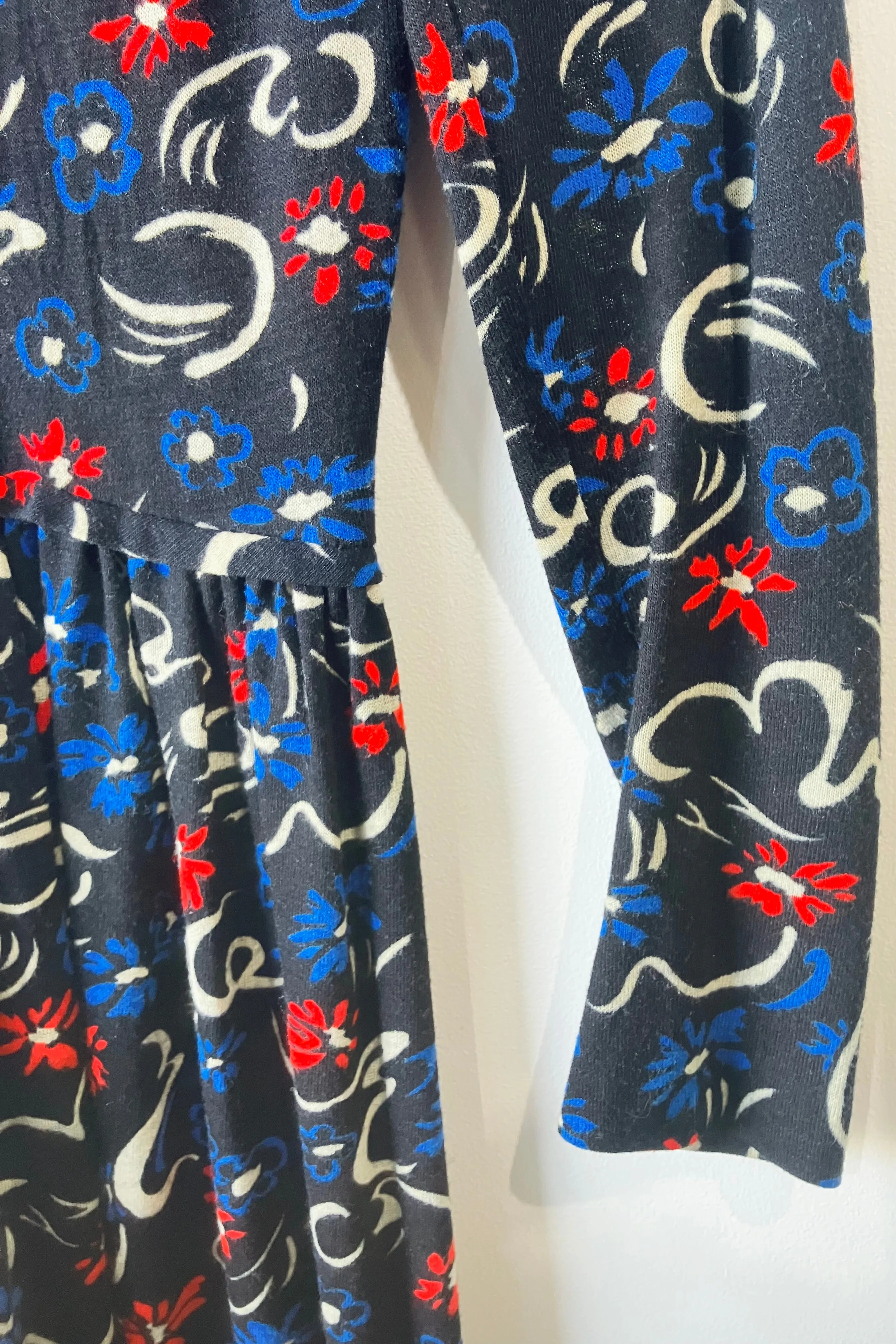 Vintage Joan Rulin Floral Midi Dress