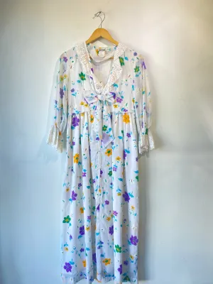 Vintage Joseph Magnin Floral Dress