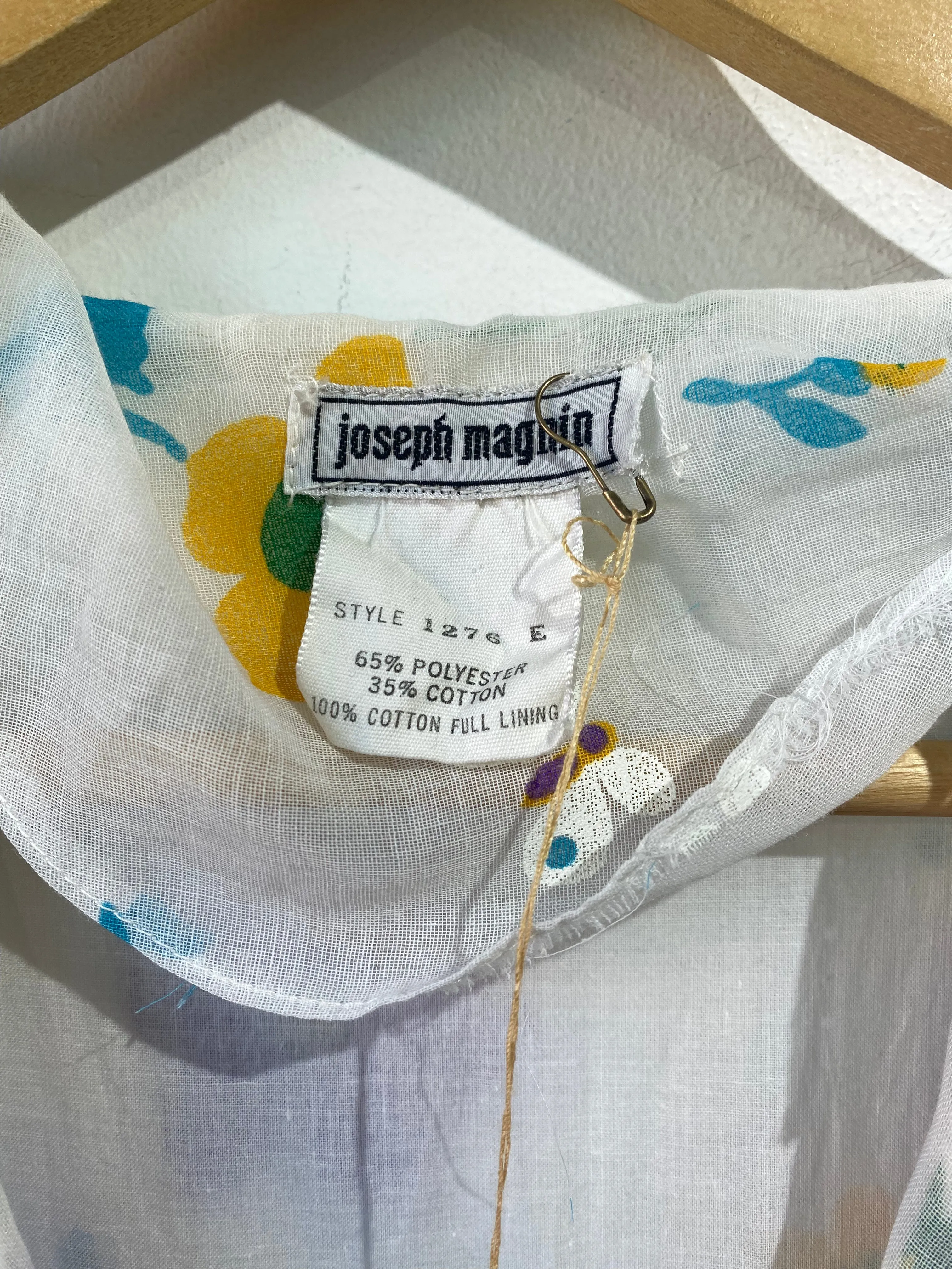 Vintage Joseph Magnin Floral Dress