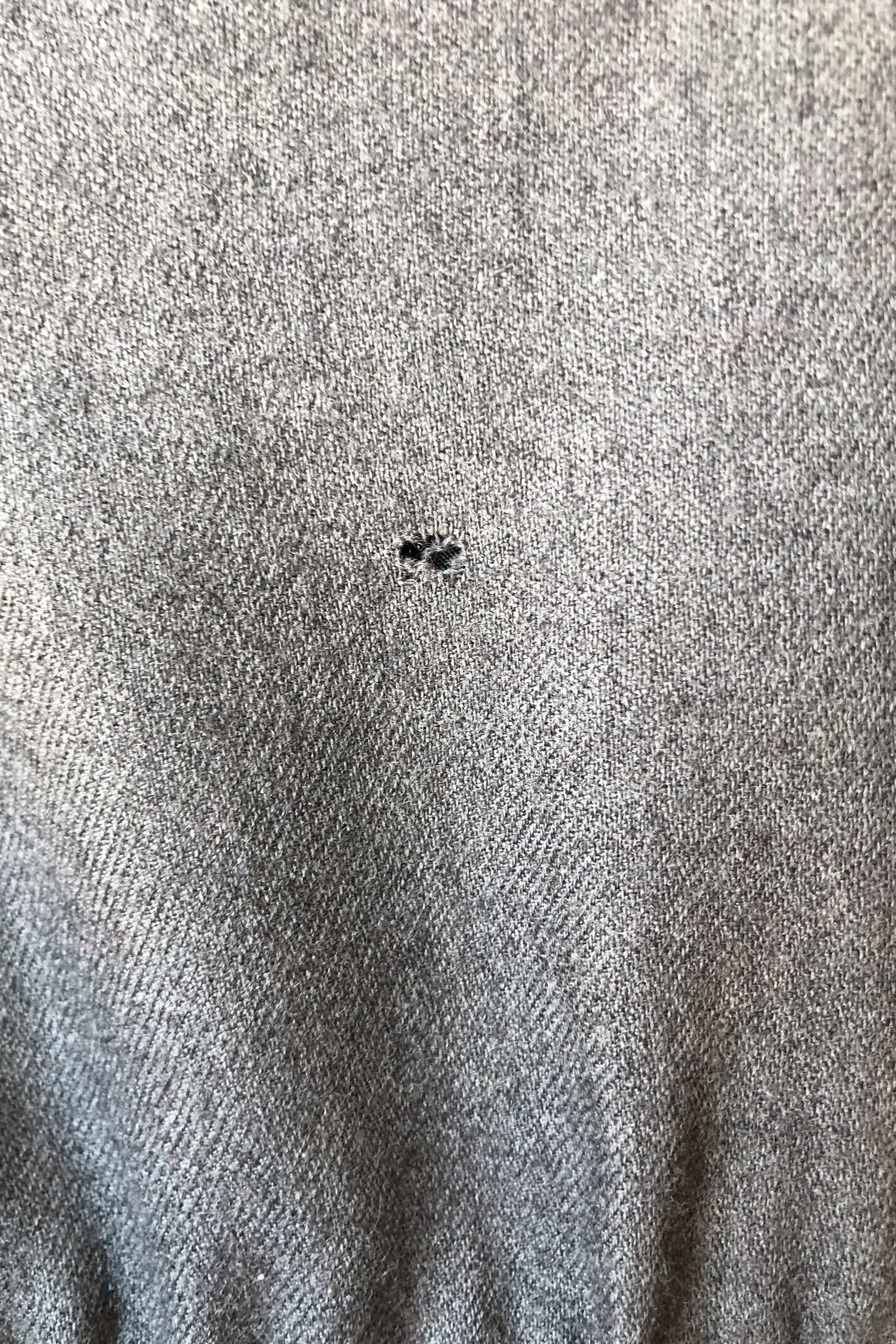 Vintage Karl Lagerfeld Grey Wool Dress With Stars