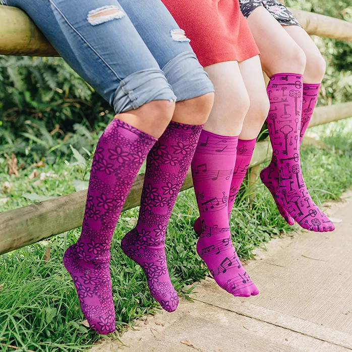 Vintage Keys Adult Knee Highs