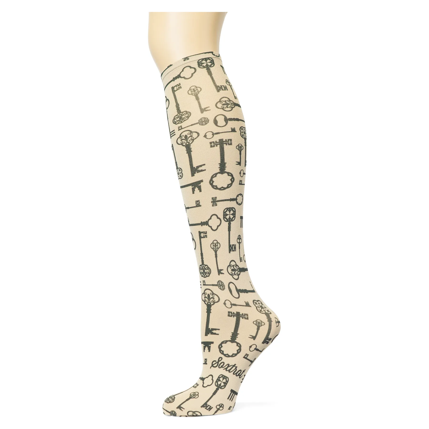 Vintage Keys Adult Knee Highs