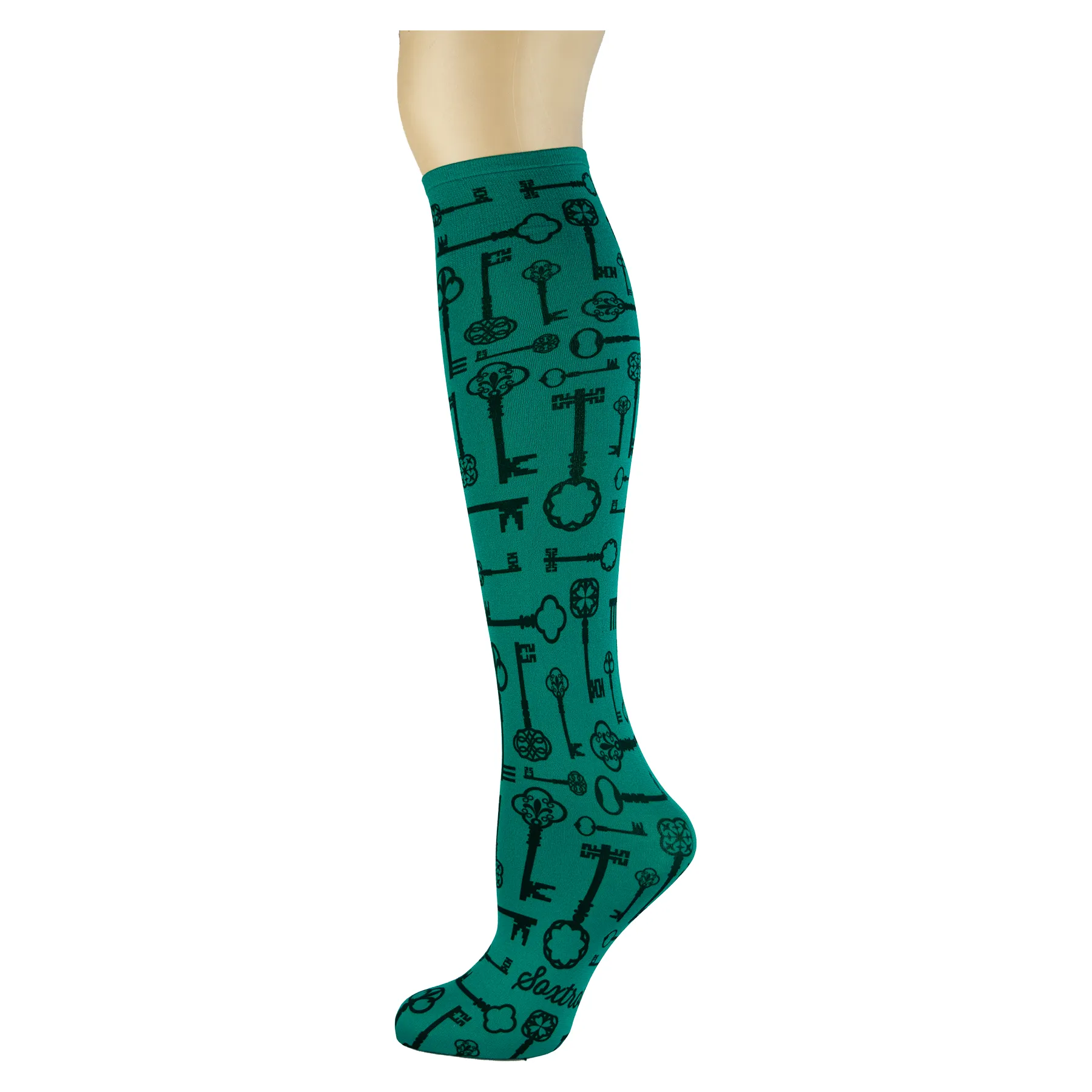 Vintage Keys Adult Knee Highs