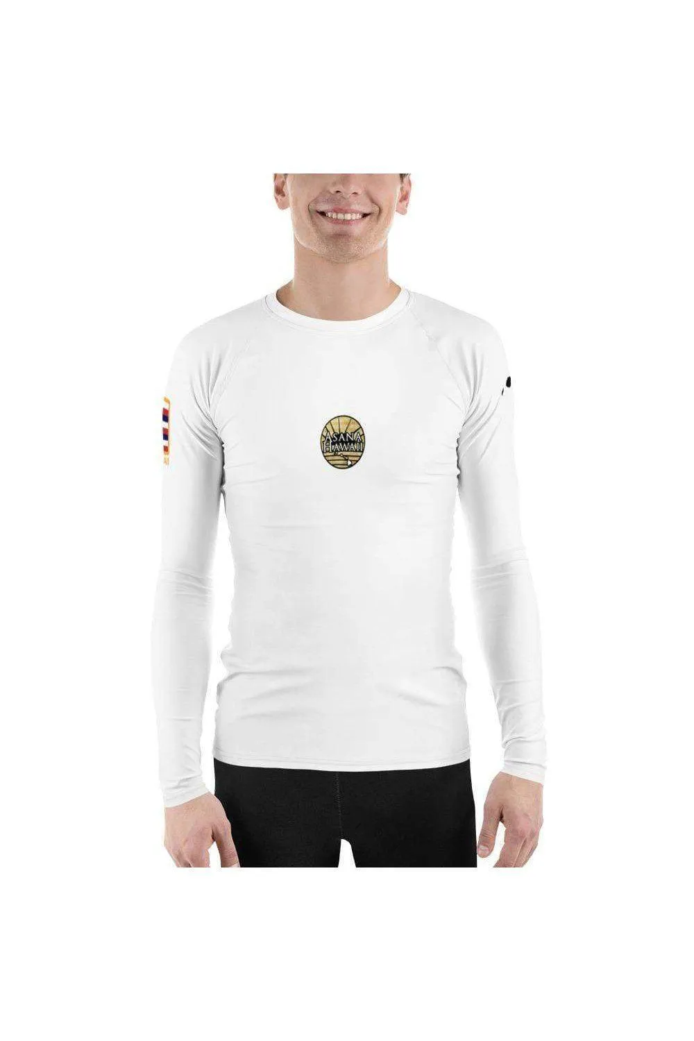 Vintage Lands Men's Rash Guard