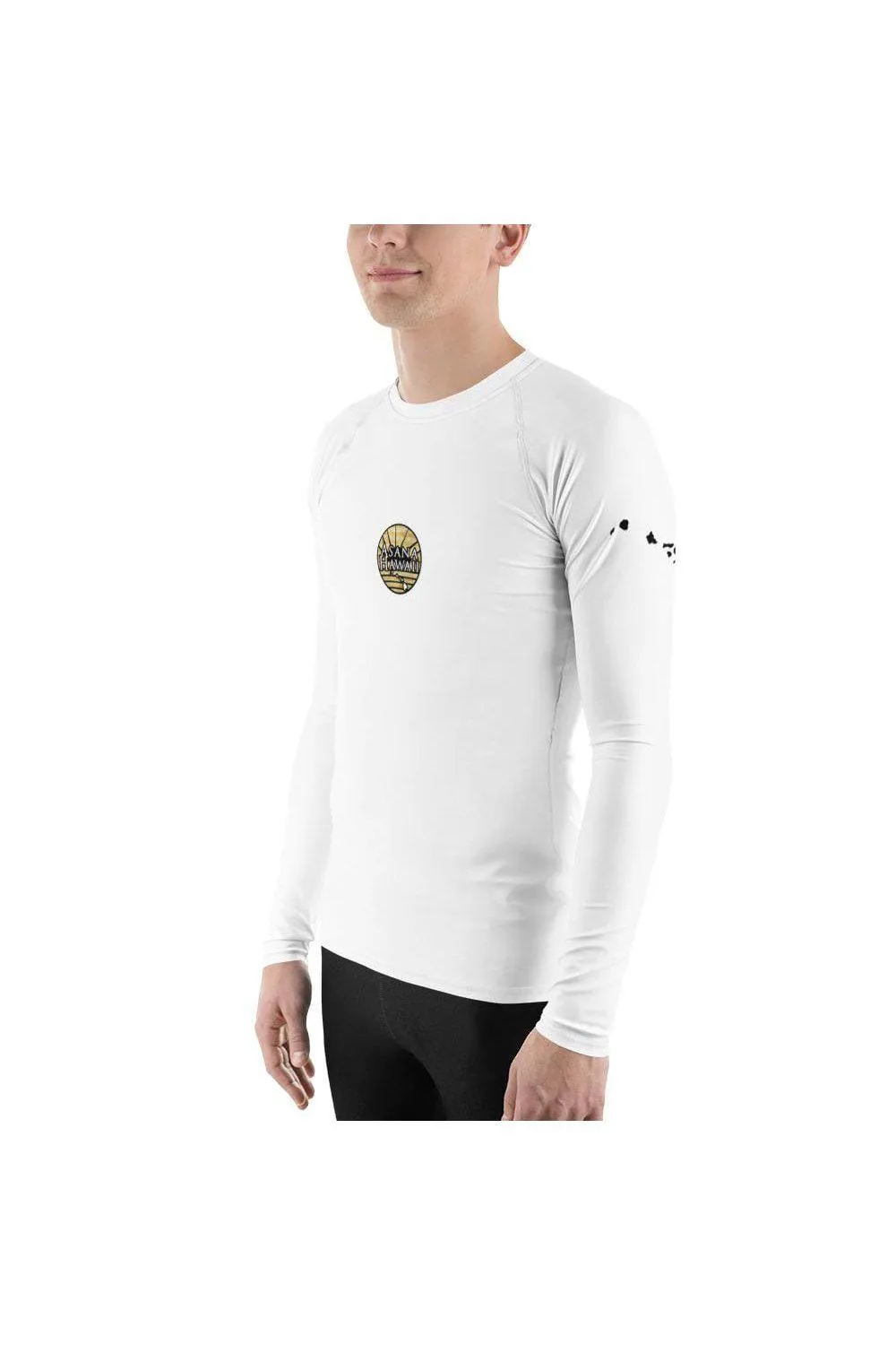 Vintage Lands Men's Rash Guard