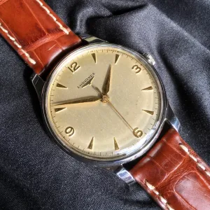Vintage Longines 5045 Oversized 37mm Center Seconds Cal. 12.68z Wristwatch