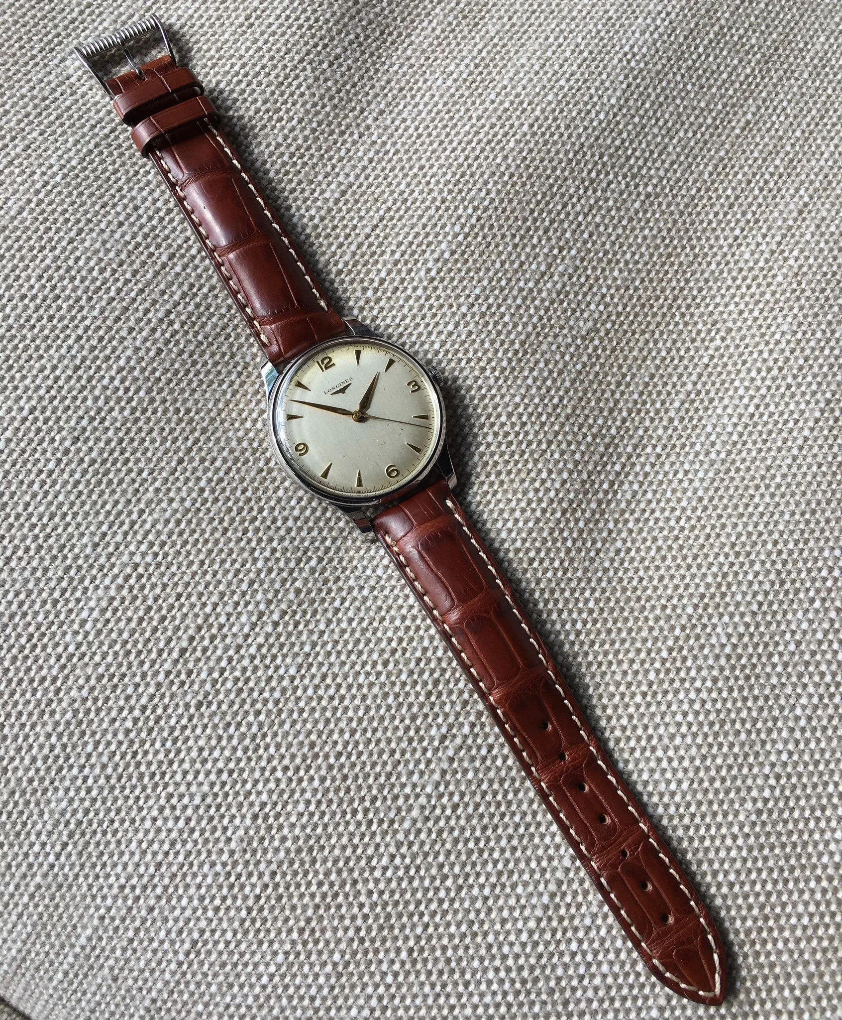 Vintage Longines 5045 Oversized 37mm Center Seconds Cal. 12.68z Wristwatch