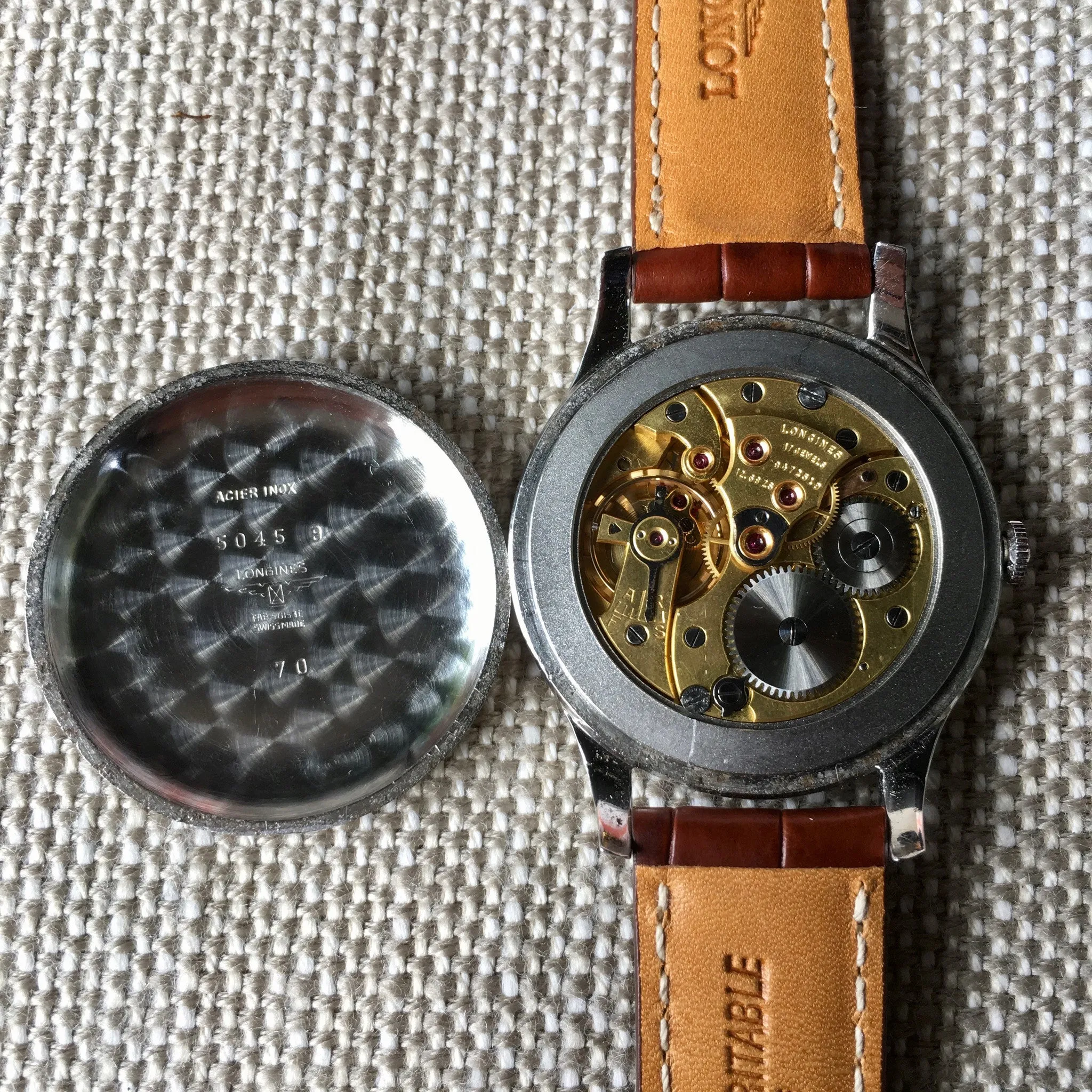 Vintage Longines 5045 Oversized 37mm Center Seconds Cal. 12.68z Wristwatch