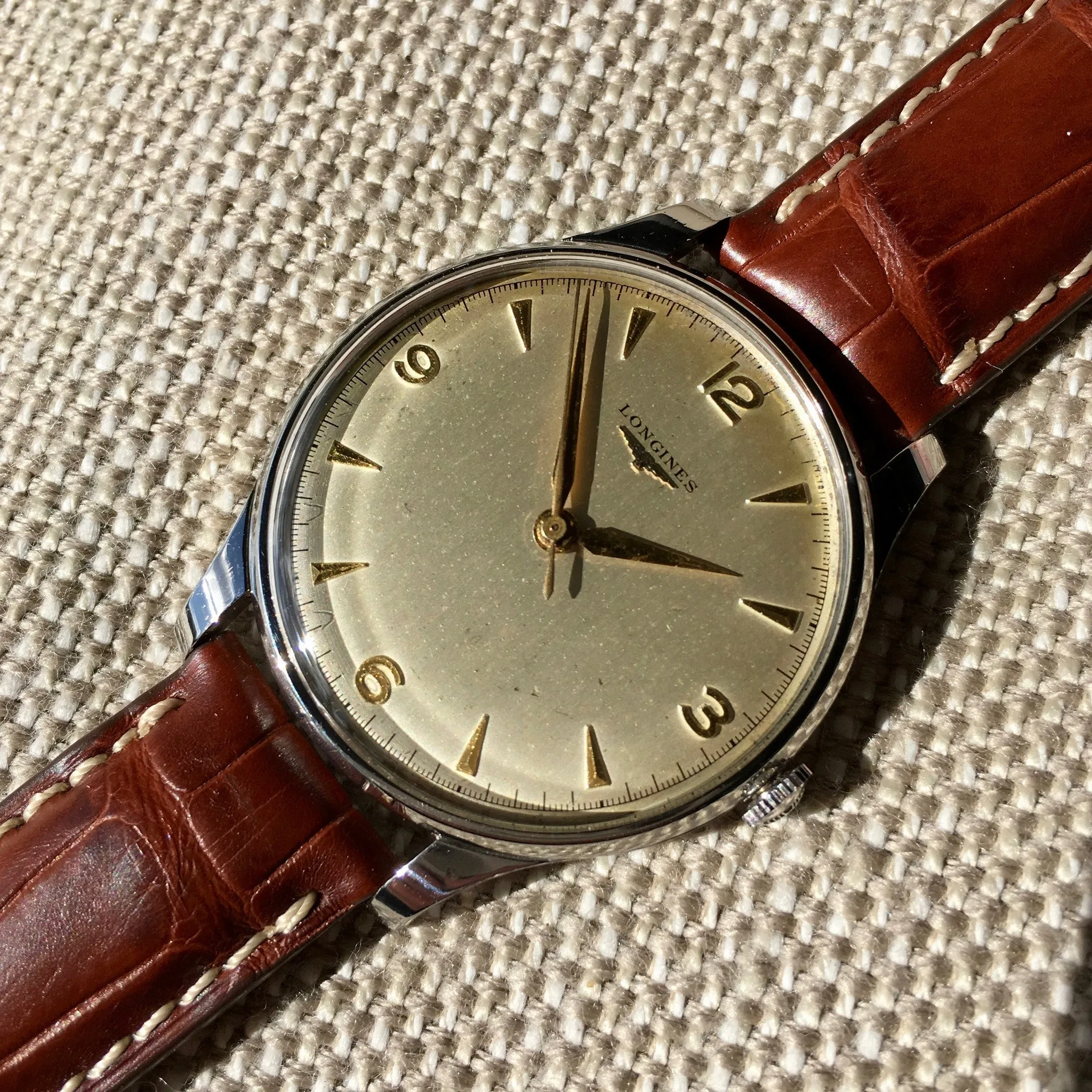 Vintage Longines 5045 Oversized 37mm Center Seconds Cal. 12.68z Wristwatch