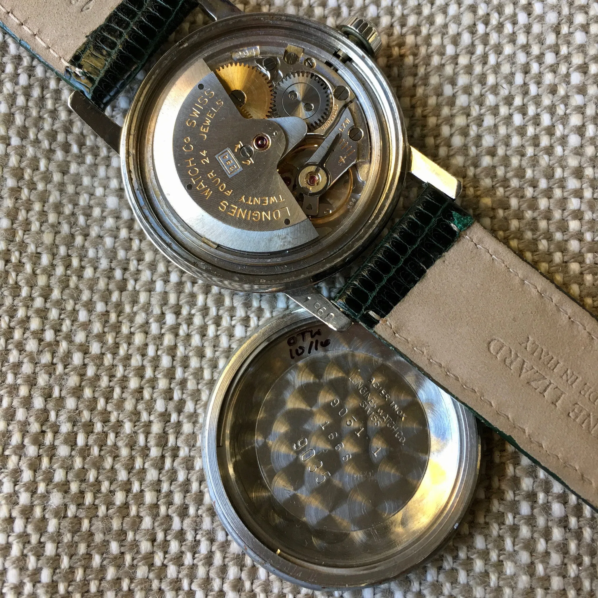 Vintage Longines Conquest Power Reserve 9035 Automatic Cal. 294 Steel Wristwatch