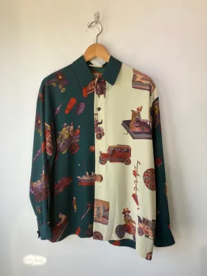 Vintage Matsuda Clown Car Button Down Shirt