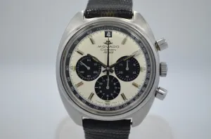 Vintage Movado Datron HS 360 Chronograph 1960's Steel Automatic Wristwatch