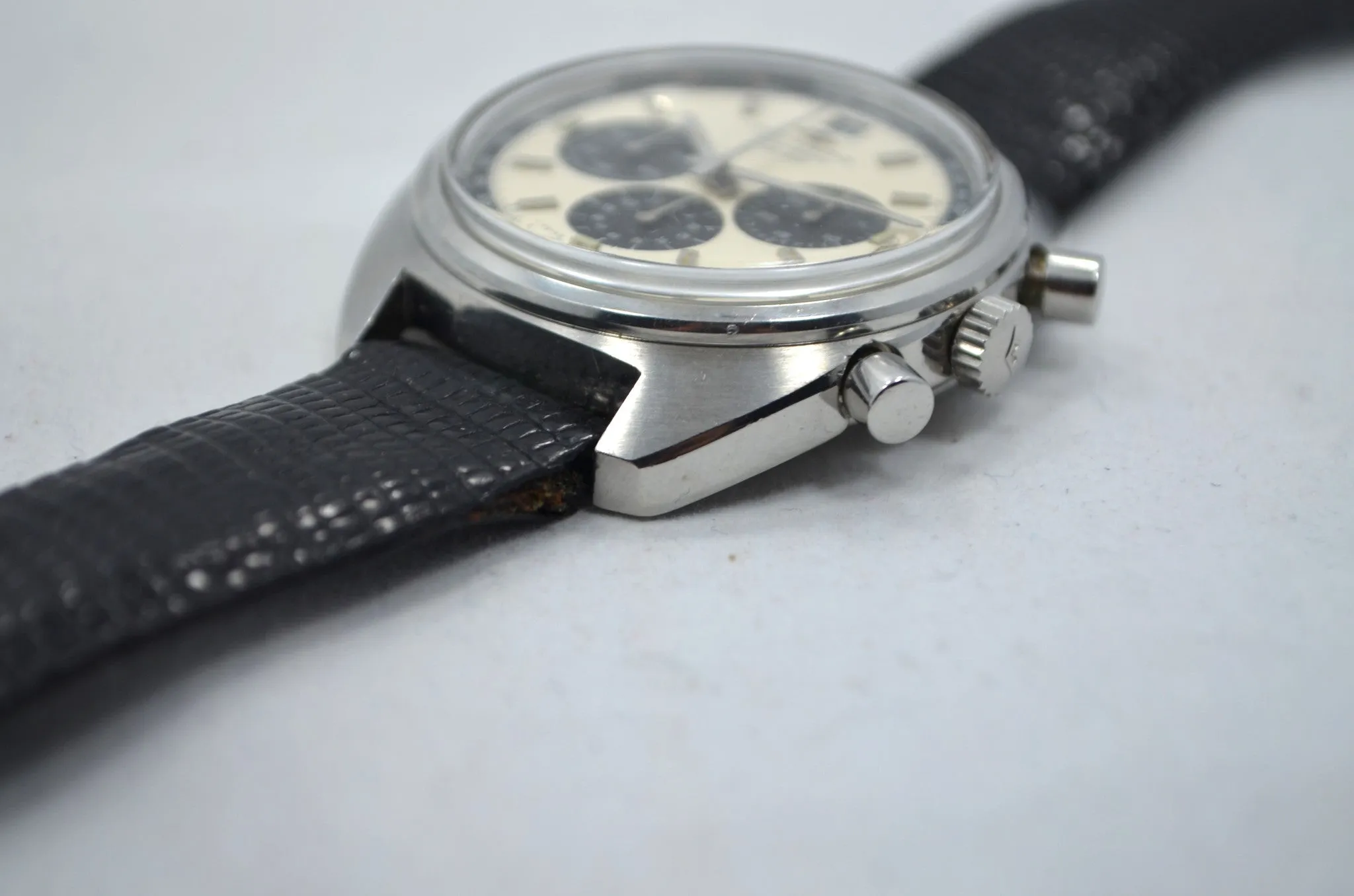 Vintage Movado Datron HS 360 Chronograph 1960's Steel Automatic Wristwatch