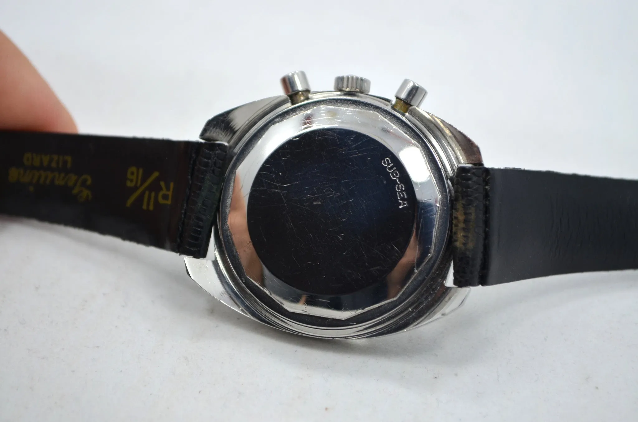Vintage Movado Datron HS 360 Chronograph 1960's Steel Automatic Wristwatch