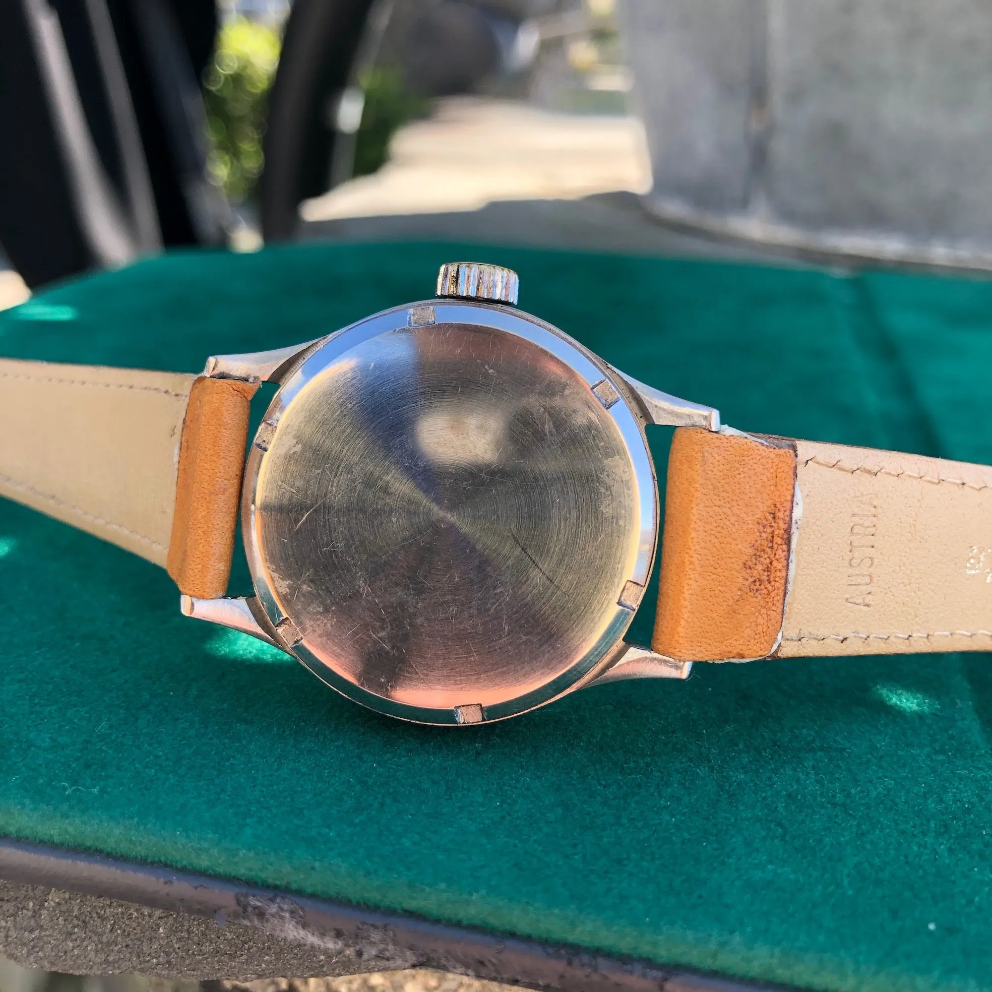 Vintage Omega 2179 Stainless Steel Sector Dial Cal. 30T2 Manual Wristwatch Circa 1940's