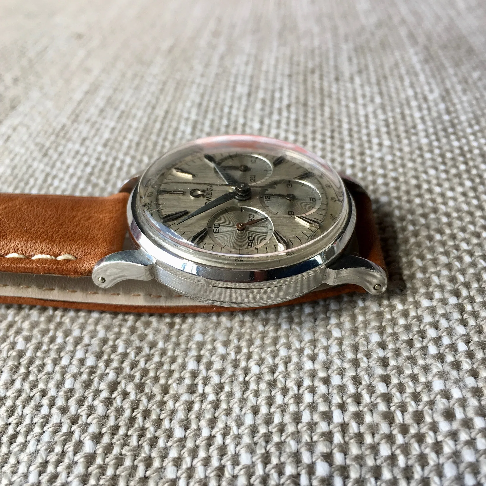 Vintage Omega 2277 Chronograph Caliber 321 Stainless Steel 1962 Wristwatch