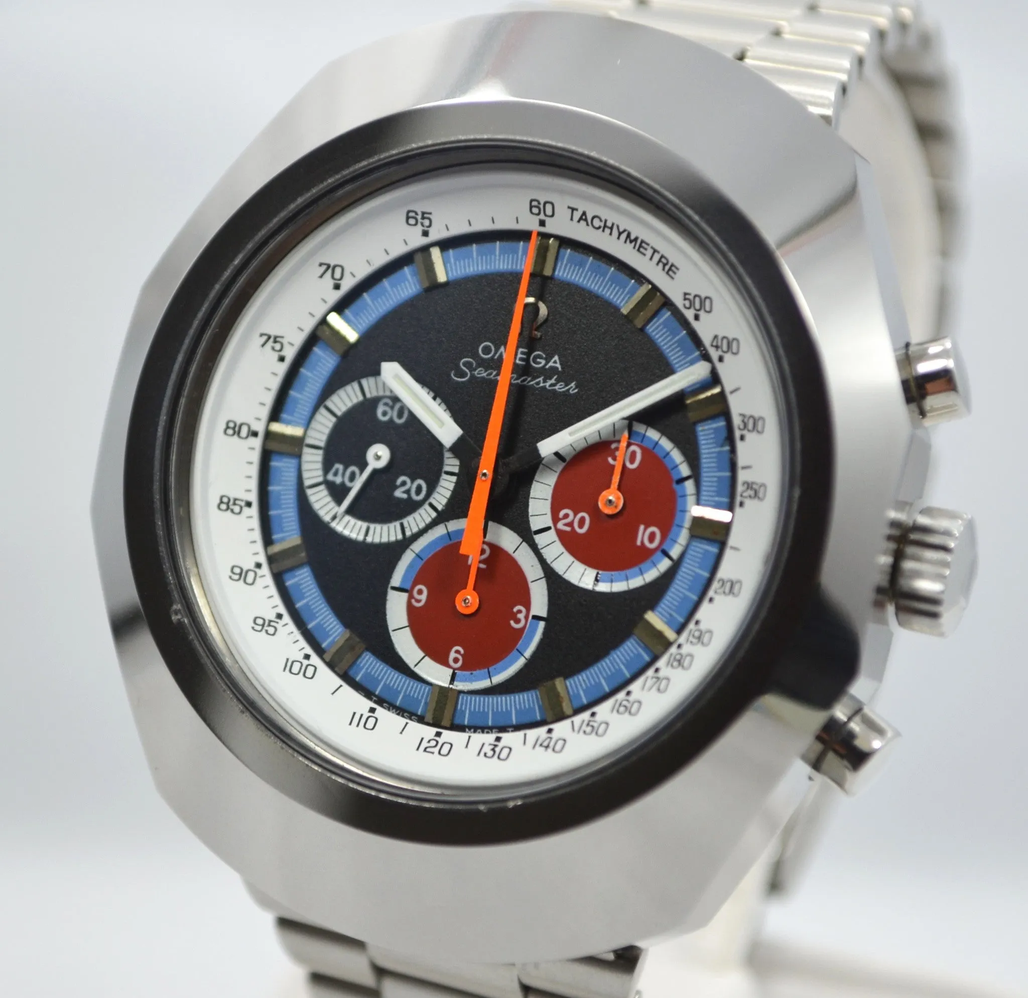 Vintage Omega Seamaster Skywalker Stainless Steel Ref. 145.023 Wristwatch