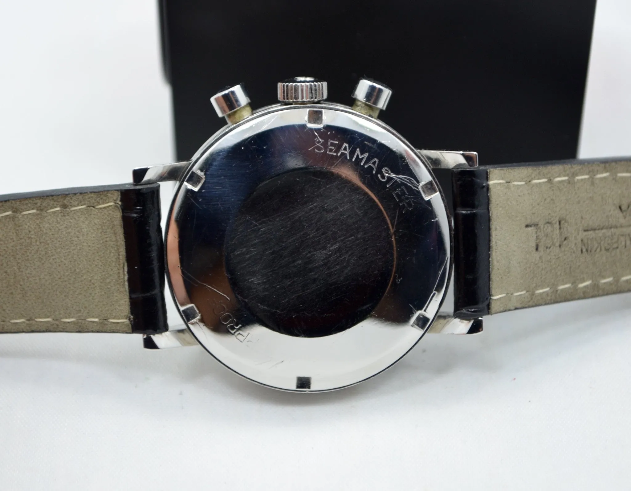 Vintage Omega Seamaster Steel Chronograph Cal. 321 144.005 1967 Watch Box Papers