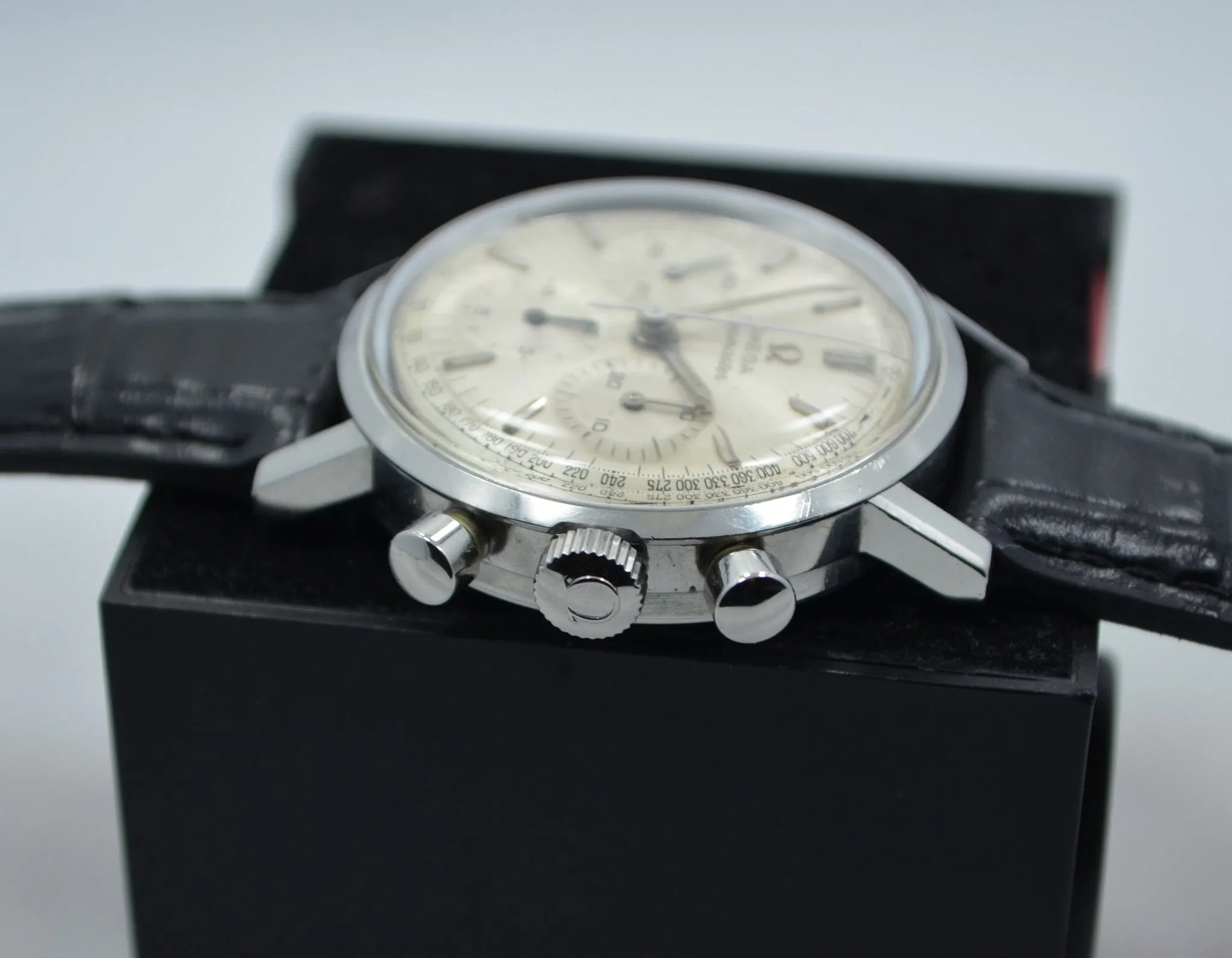 Vintage Omega Seamaster Steel Chronograph Cal. 321 144.005 1967 Watch Box Papers