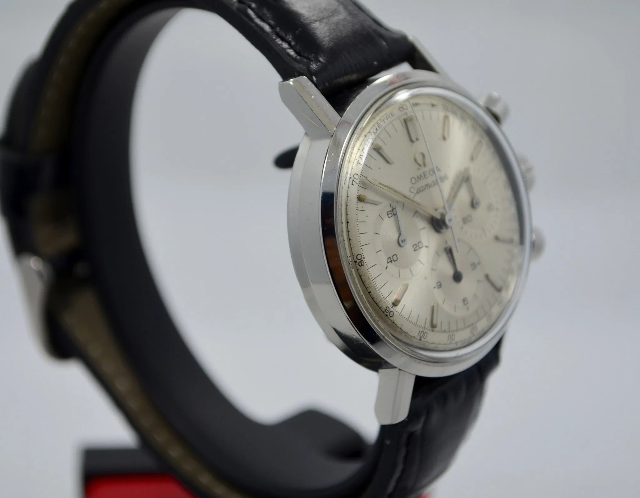 Vintage Omega Seamaster Steel Chronograph Cal. 321 144.005 1967 Watch Box Papers