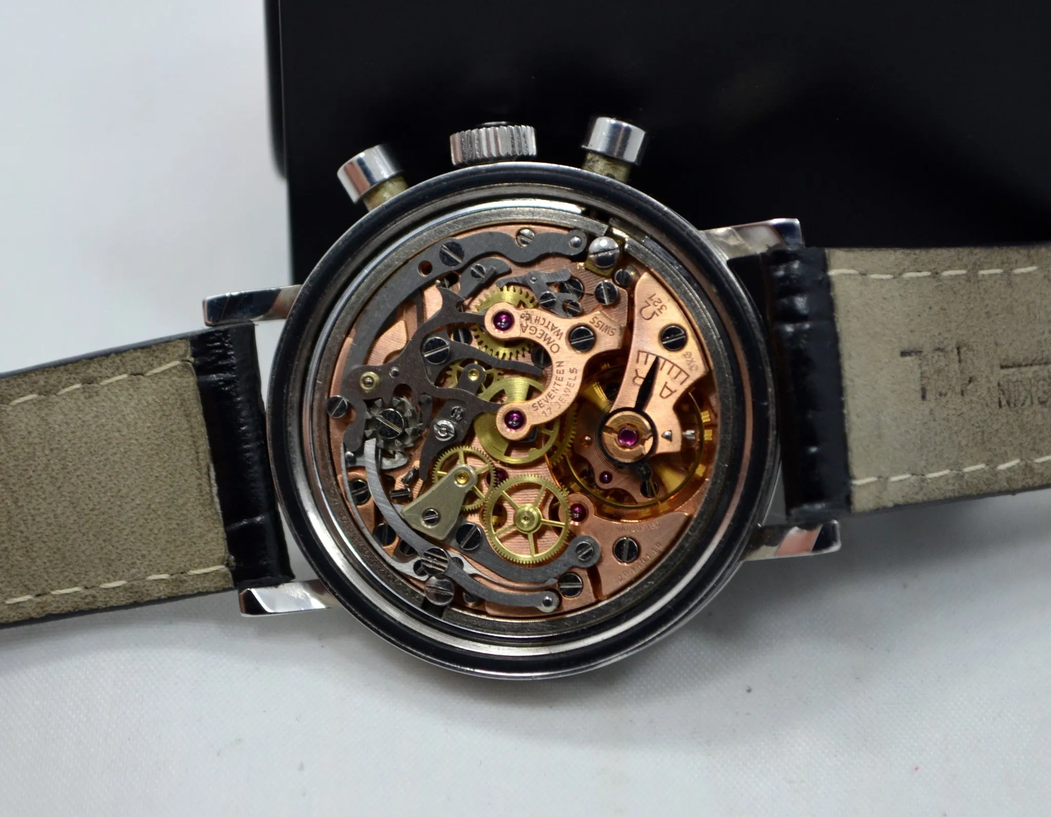 Vintage Omega Seamaster Steel Chronograph Cal. 321 144.005 1967 Watch Box Papers