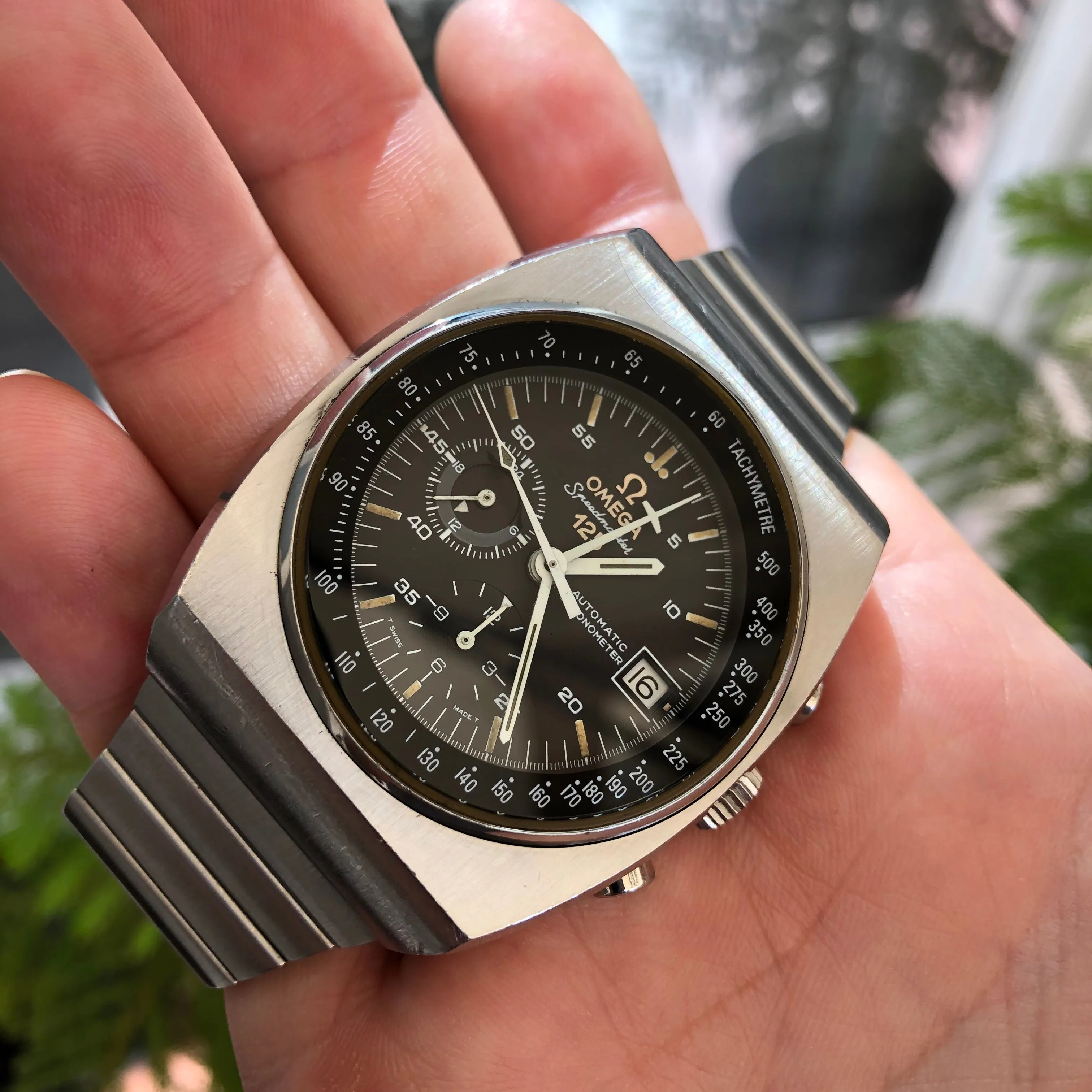 Vintage Omega Speedmaster 125 378.0801 Steel Automatic Chronograph Wristwatch