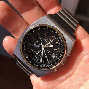 Vintage Omega Speedmaster 125 378.0801 Steel Automatic Chronograph Wristwatch