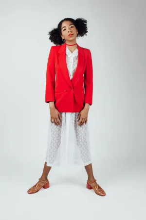 Vintage Red Blazer