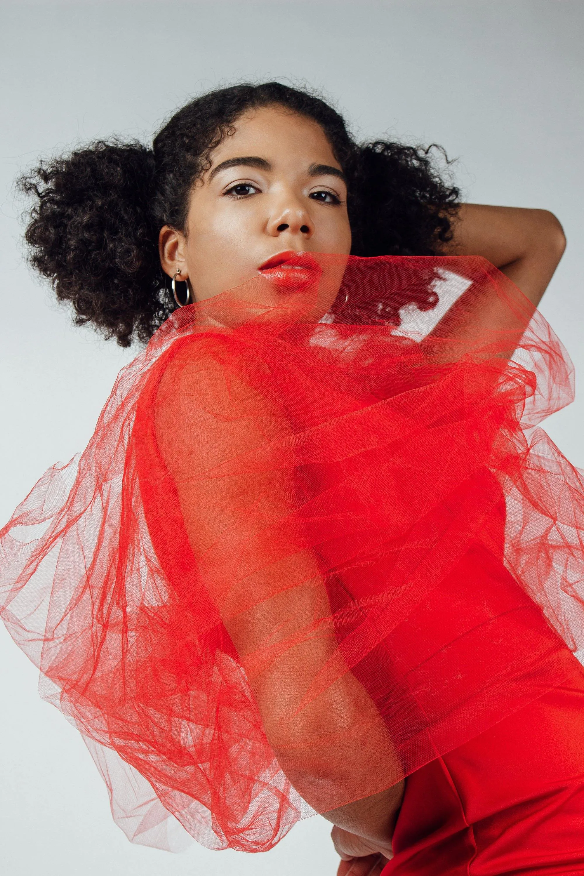 Vintage Red Evening Dress