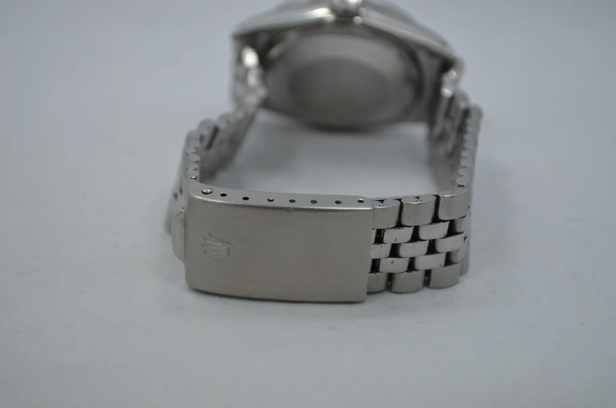 Vintage Rolex 1501 Oyster Perpetual Date 1968 Stainless Steel Silver Wristwatch