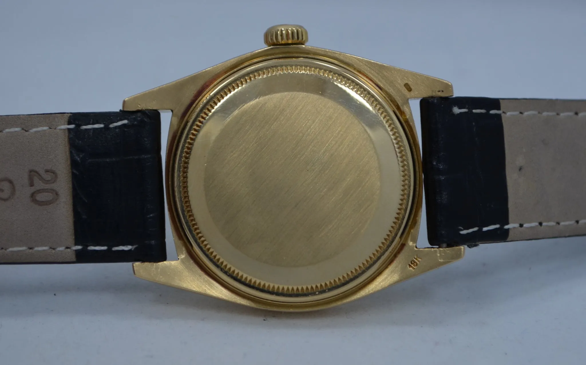 Vintage Rolex 1803 President Day Date 3.6 Mil 1972 18K Yellow Gold Wristwatch
