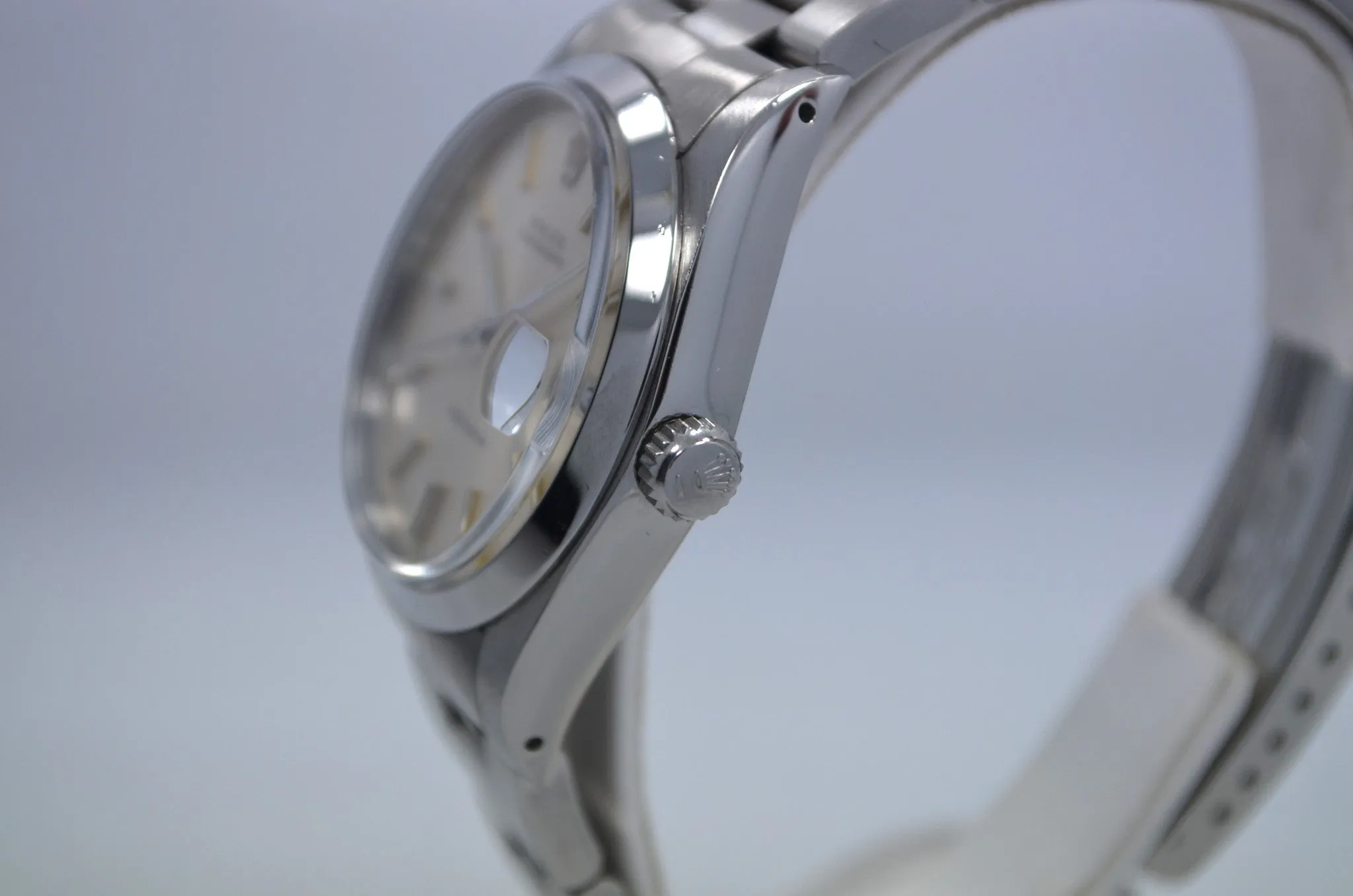 Vintage Rolex 6694 Oysterdate Stainless Steel Wristwatch Circa 1983 8 Mil Serial