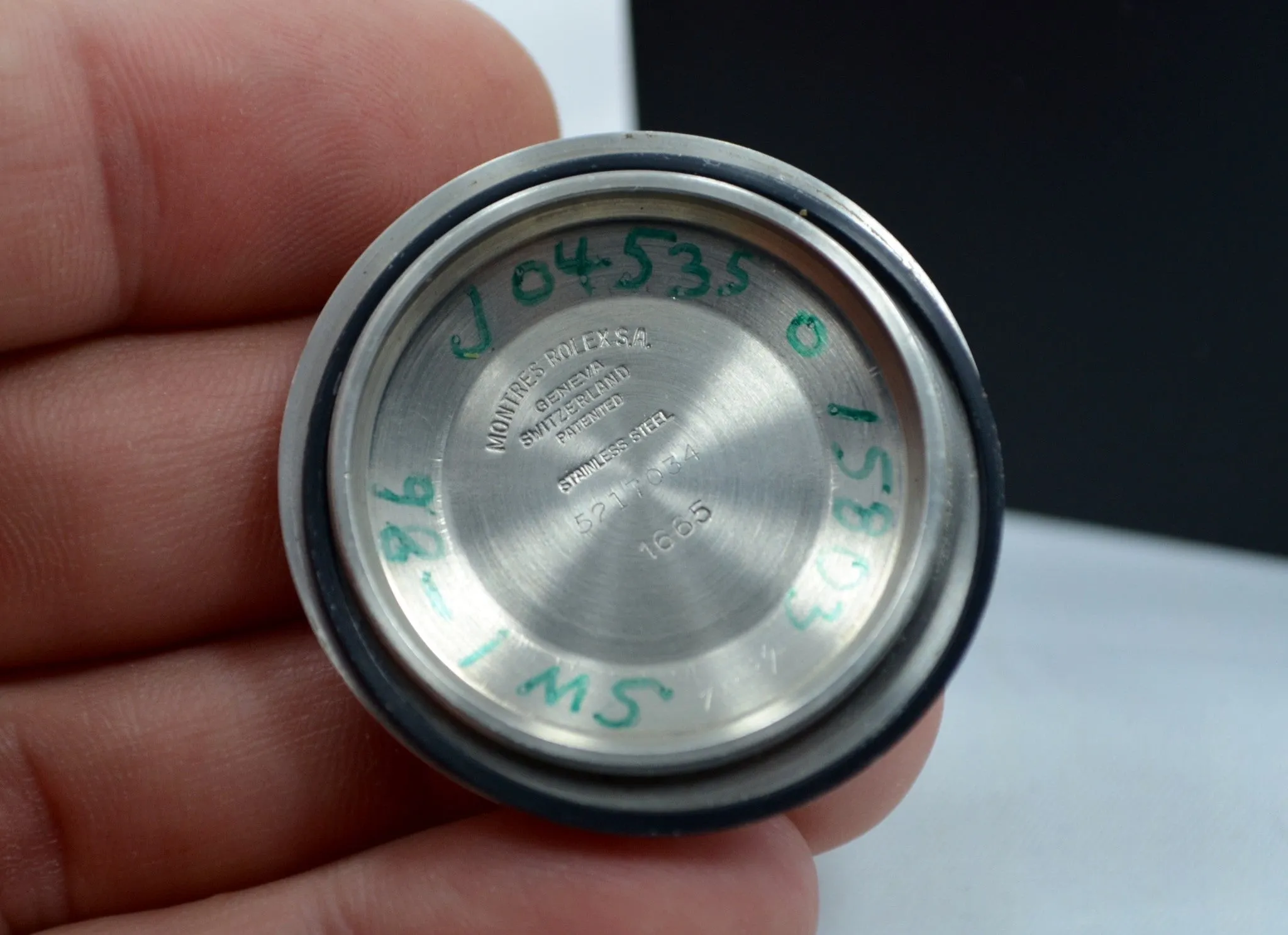 Vintage Rolex Double Red Sea Dweller Mark IV Automatic Watch Box Papers 1977
