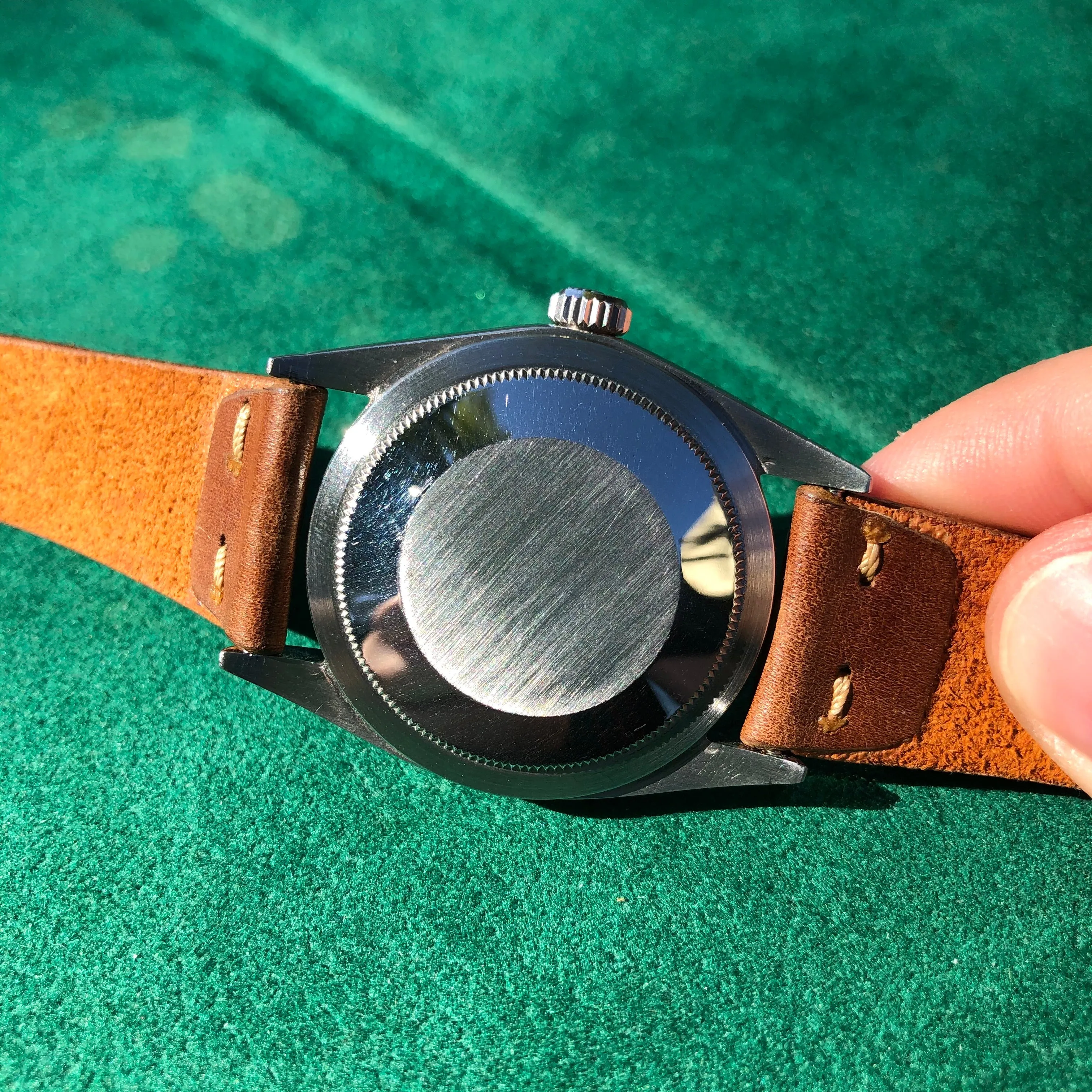 Vintage Rolex Explorer 1016 Matte Black Caliber 1570 Automatic Wristwatch
