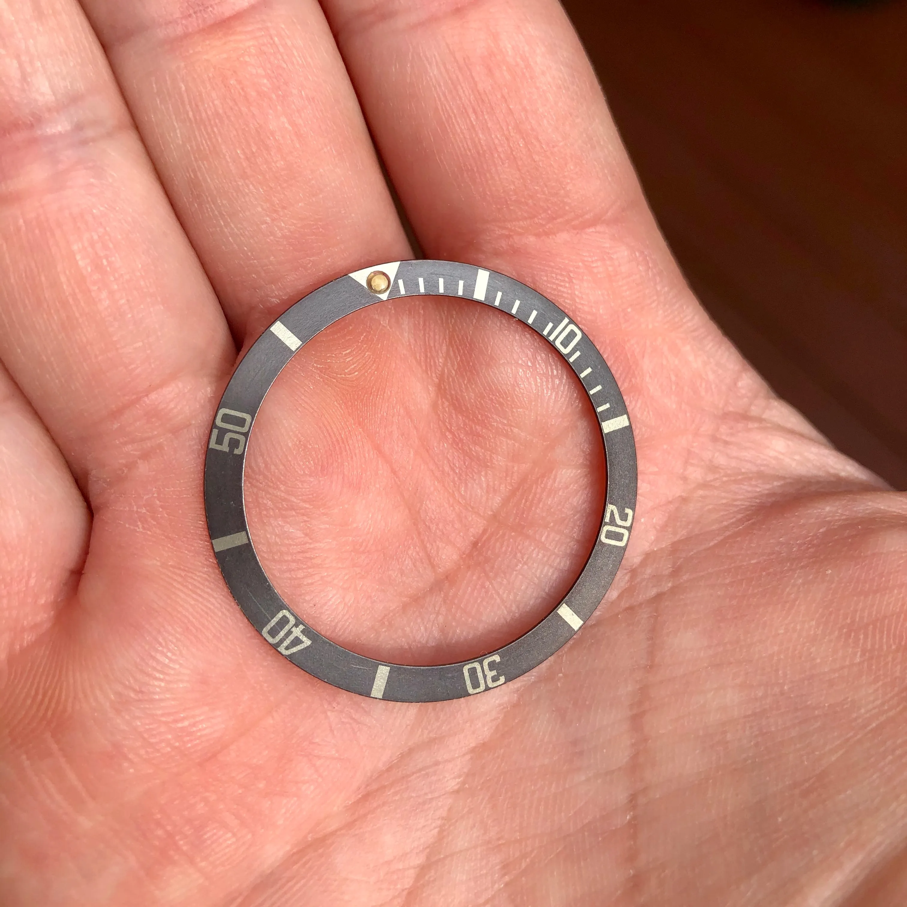 Vintage Rolex Submariner Mk3 Faded Fat Font Ghost Insert 5513 5512 1680 Factory Original